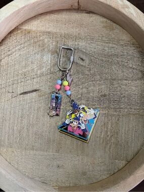 Disney Multicolor Powerline World Tour Enamel Keychain